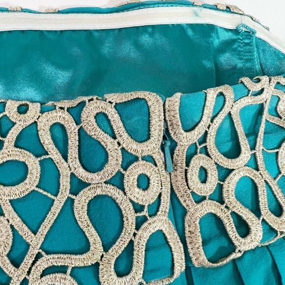 Lilly Pulitzer Jillie Chiffon Strapless Dress Women's 8 Silk Empire Mini NWT - Picture 11 of 13